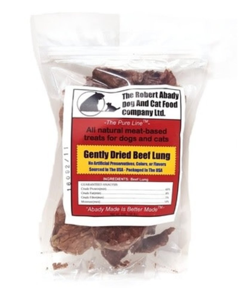 Abady Dog & Cat Treat Beef Lung 4 oz