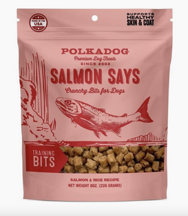 Polka Dog Salmon Says Training Bits 7 oz