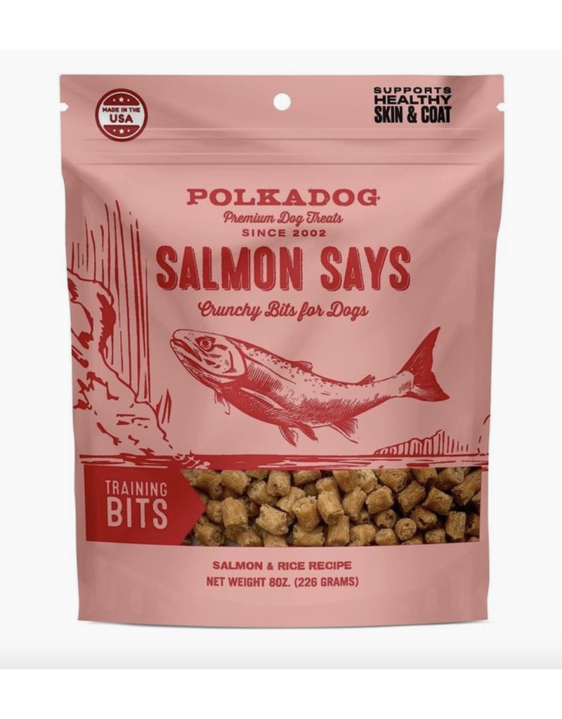 Polka Dog Salmon Says Training Bits 8 oz