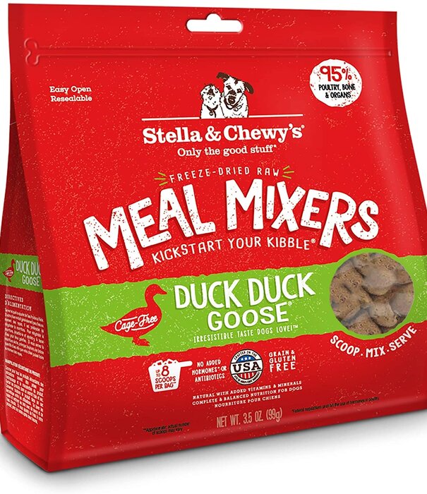 Stella & Chewy's Freeze-Dried Meal Mixers Duck Duck Goose 3.5 oz
