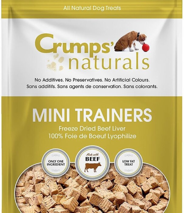 Crumps' Naturals Crumps' Mini Trainers Freeze Dried Beef Liver Treats 1.7 oz