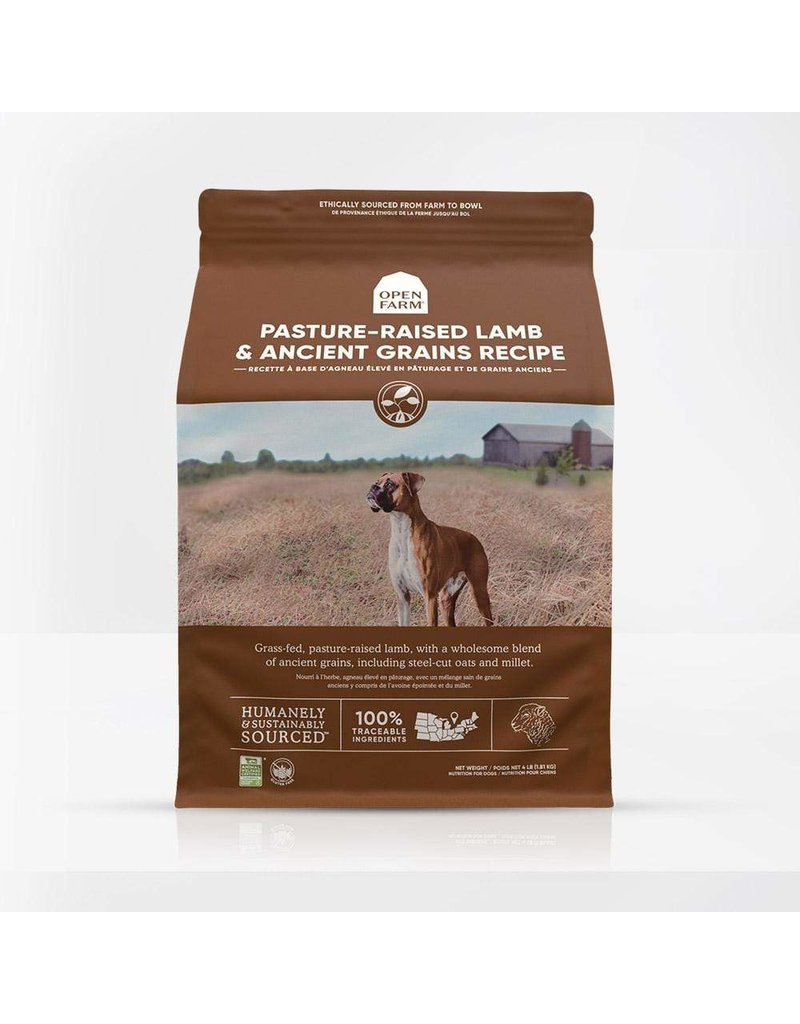 Open Farm Dry Dog Ancient Grains Lamb  4 Lb