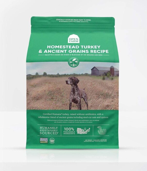 Open Farm Dry Dog Ancient Grains Turkey  11 LB