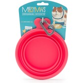 Messy Mutts Collapsible Bowl Red 1.5 Cup