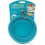 Messy Mutts Collapsible Bowl Blue 1.5 Cup