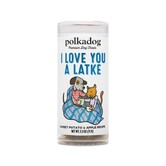 Polka Dog Holiday Mini Tube I Love You A Latke