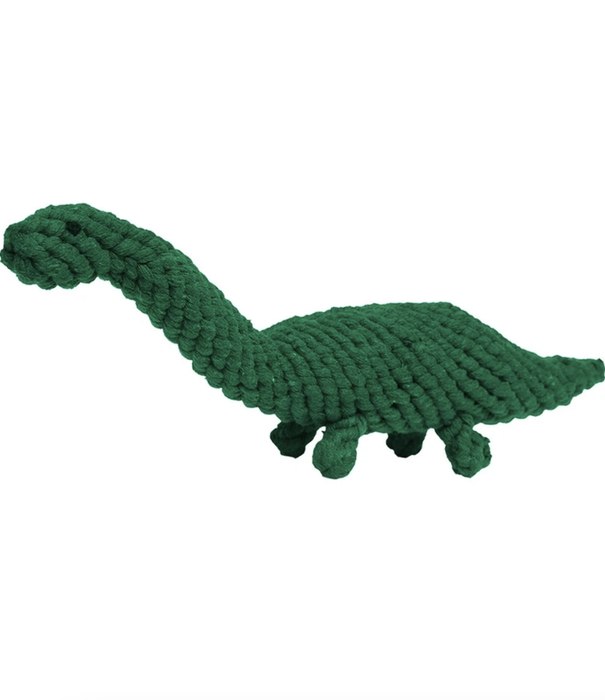 Jax & Bones Jax & Bones Brontosaurus Rope Toy 13"