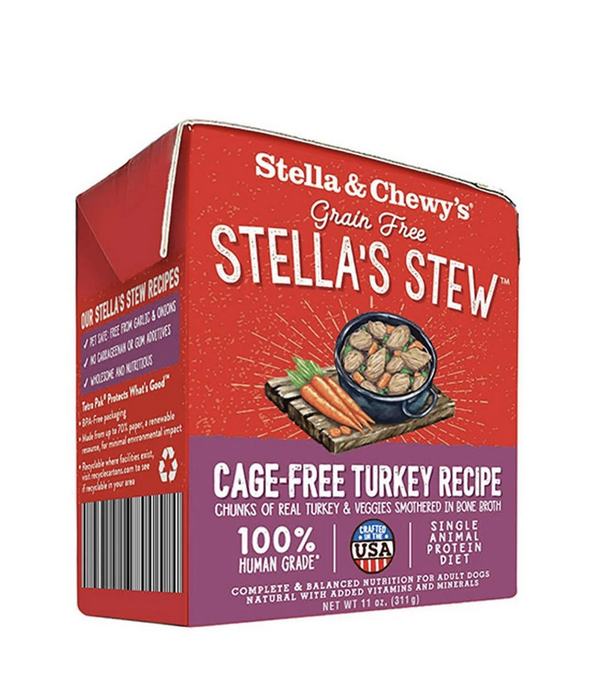 Stella & Chewy's Dog Cage-Free Turkey Stew 11 oz