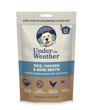 Under The Weather Rice, Chicken & Bone Broth Freeze Dried 6 oz