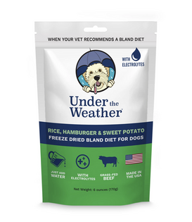 Under The Weather Hamburger w/ Rice & Sweet Potato 6oz