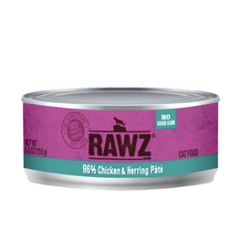 RAWZ Canned Cat 96% Chicken & Herring Pate 5.5oz