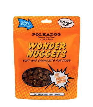 Polka Dog Wonder Nuggets Peanut Butter 12 oz