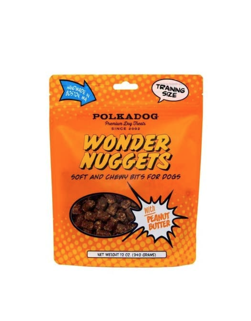 Polka Dog Wonder Nuggets Peanut Butter 12 oz