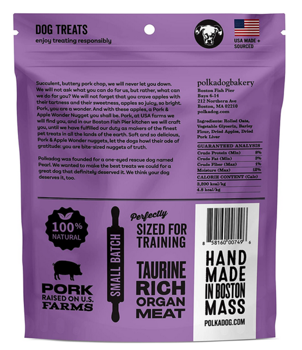 Polka Dog Wonder Nuggets Pork & Apple 12 OZ