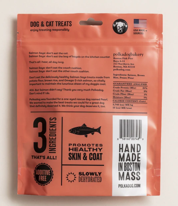 Polka Dog Salmon Says Bone 8oz