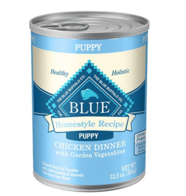 Blue Buffalo Canned Dog Homestyle Chicken Puppy 12.5 oz