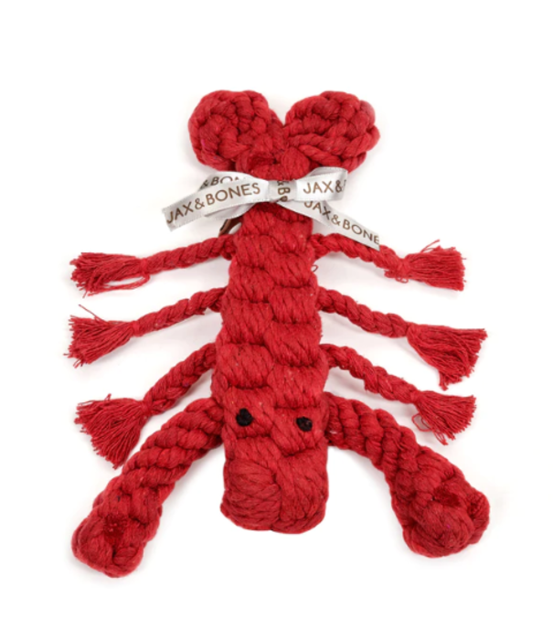 Jax & Bones Jax & Bones Lobster Rope Toy 7"