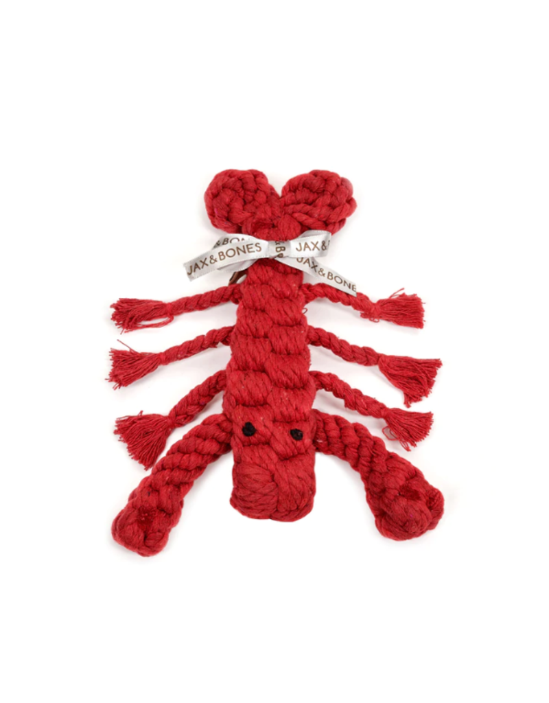 Jax & Bones Jax & Bones Lobster Rope Toy 7"