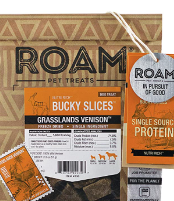 Roam Roam Bucky Slices Venison 2 oz