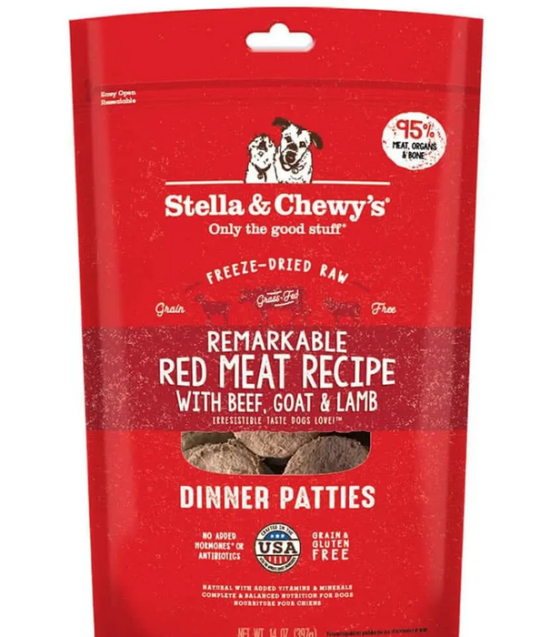 Stella & Chewy's Freeze-Dried Dinner Patties Red Meat 14 oz