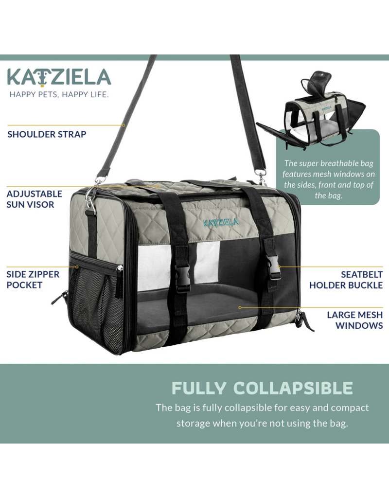 Katziela Katziela Quilted Companion Grey Large