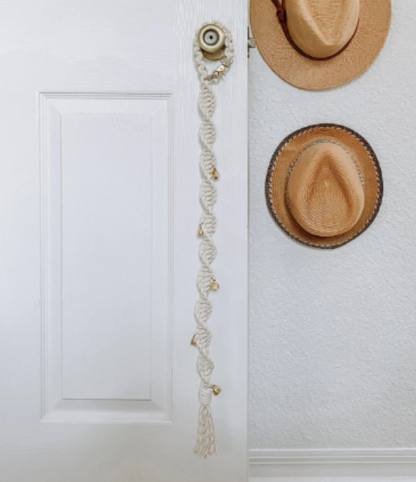 Ember &  Ivory Ember & Ivory - Macrame Dog Potty Training bells