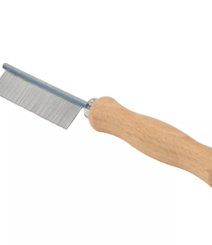 Coastal Safari Flea Comb w/ Wood Handle