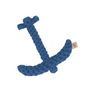 Jax & Bones Anchor Rope Toy 7" Blue