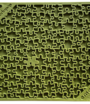 SodaPup Licking Mat Jigsaw Green Large
