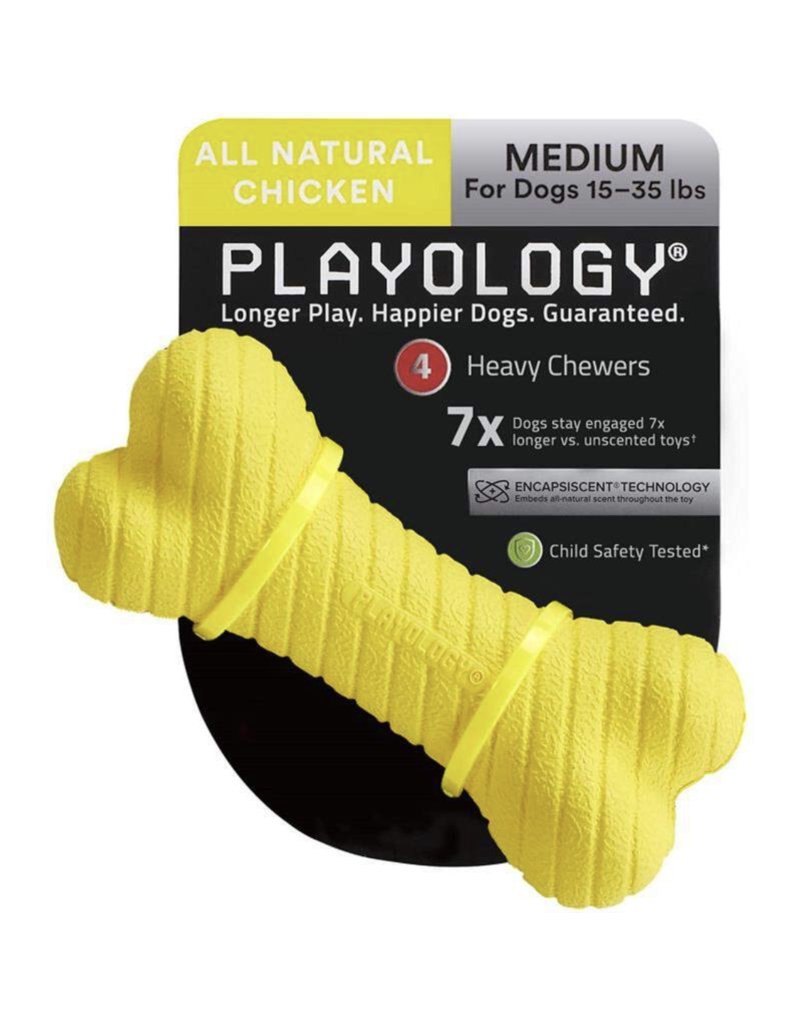 Playology Playology Dual Layer Bone Medium Chicken