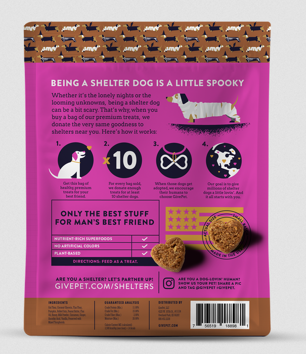 GivePet Dog Treats Howl-O-Ween 6 Oz