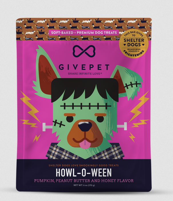 GivePet Dog Treats Howl-O-Ween 6 Oz