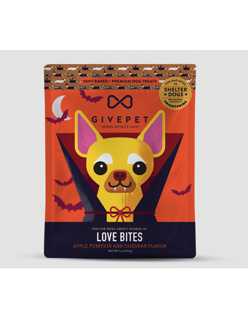 GivePet Dog Treats Love Bites 6 Oz