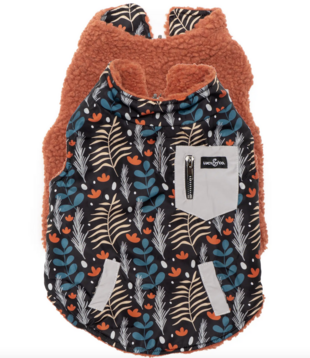 Lucy & Co. Reversible Puffer Vest Llama Mama