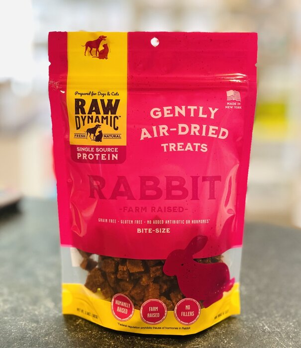 Raw Dynamic Raw Dynamic Gently Air Dried Rabbit Treats 3.6 oz