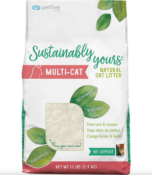 Sustainably Yours Cat Litter Multi-Cat 13 lb