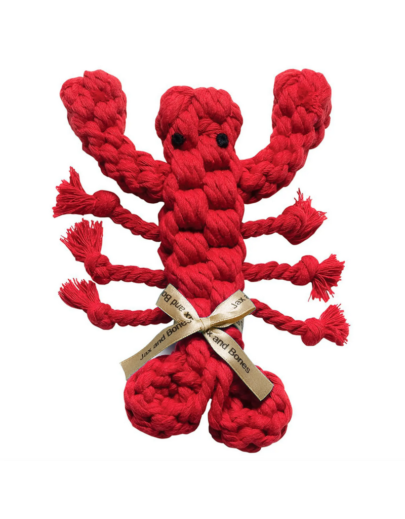 Jax & Bones Jax & Bones Lobster Rope Toy 9''