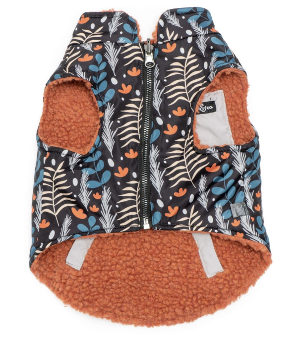 Lucy & Co. Lucy & Co. Reversible Puffer Vest Llama Mama