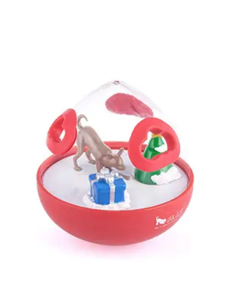 P.L.A.Y. Wobble Ball 2.0 Red Dog Toy