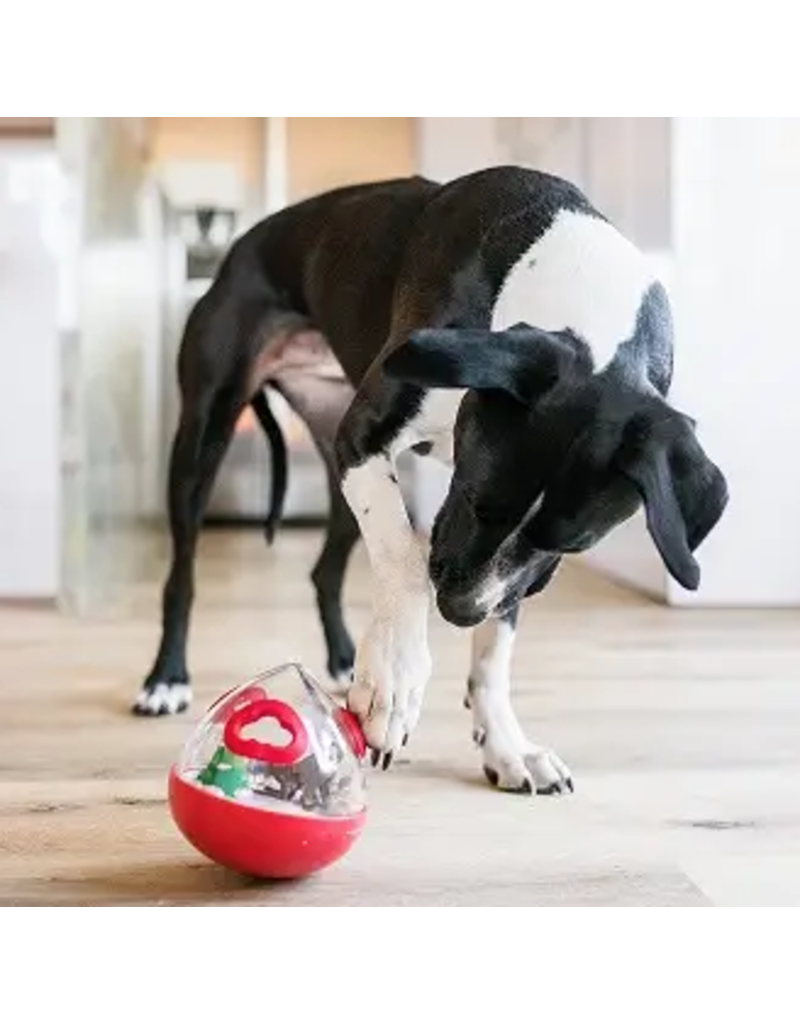 P.L.A.Y. Wobble Ball 2.0 Red Dog Toy