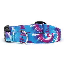 Up Country Tie Dye Dog Collar Wide Large