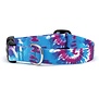 Up Country Tie Dye Dog Collar Wide Large