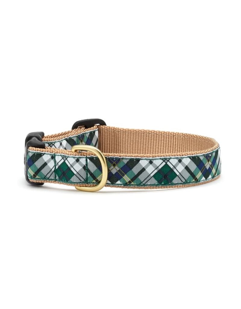 Up Country Gordon Plaid Dog Collar Wide Medium