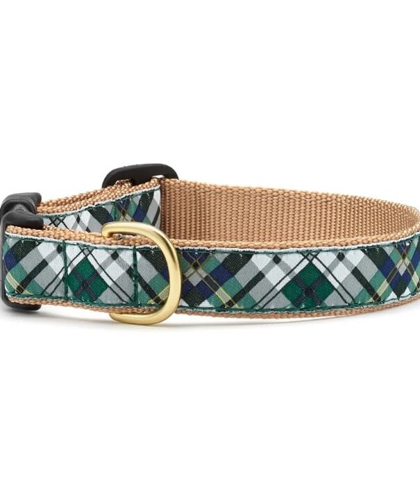 Up Country Gordon Plaid Dog Collar Small