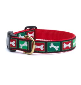 Up Country Holiday Collar Christmas Bones Small Breed