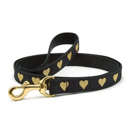 Up Country Heart Of Gold Dog Lead Wide 4 ft