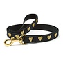 Up Country Heart Of Gold Dog Lead Wide 4 ft