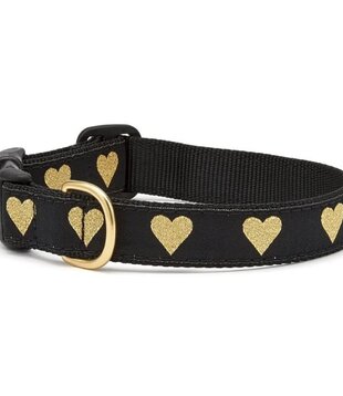 Up Country Heart Of Gold Dog Collar Wide Large