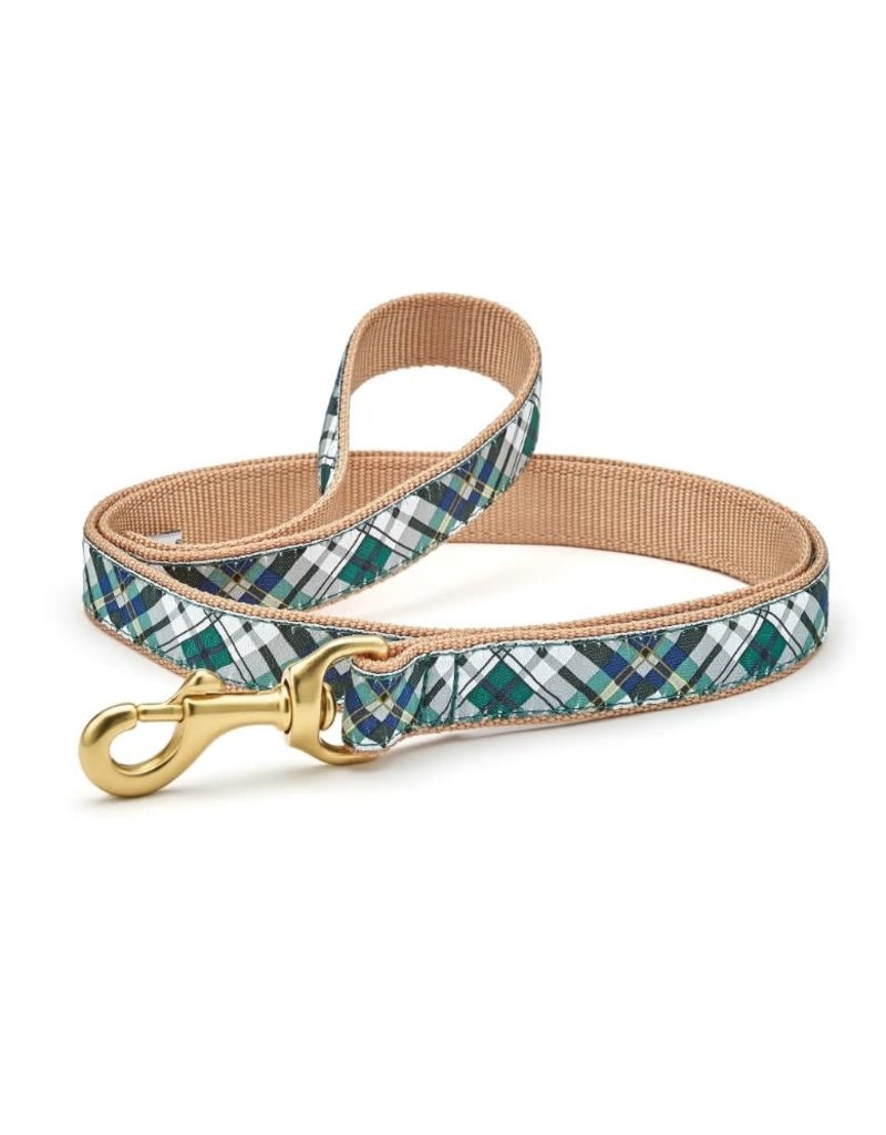 Up Country Gordon Plaid Dog Wide Lead 4 ft