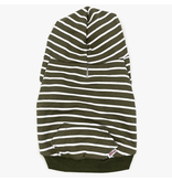 Milltown Brand Milltown Brand Zip Up Hoodie Olive Stripe